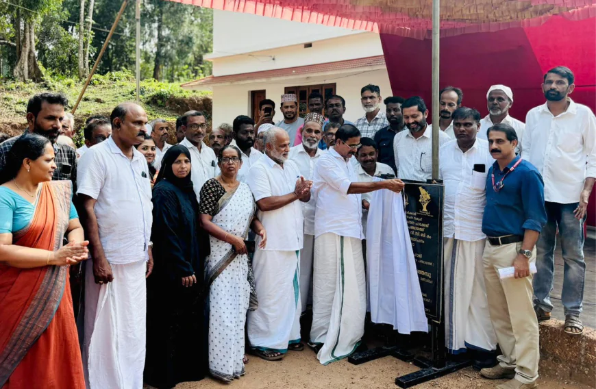 മയ്യളം- പൻചോടി ക്രോസ്സ് ബാർ കം ബ്രിഡ്ജ് പ്രവർത്തി ഉദ്ഘാടനം ചെയ്തു