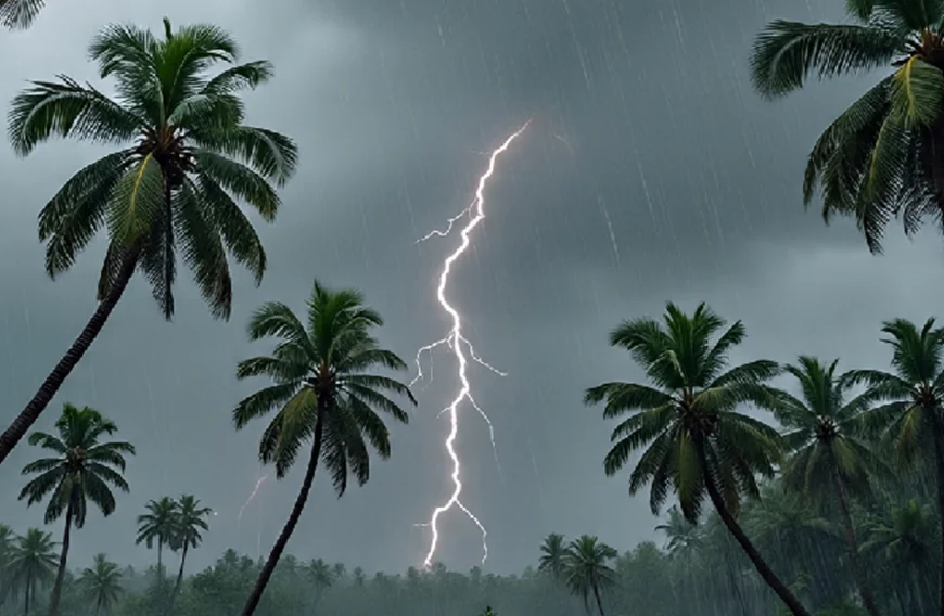 അപ്രതീക്ഷിത മഴ; ബദിയടുക്കയിൽ അടയ്ക്കയും റബ്ബറും നാശം വിതച്ചു