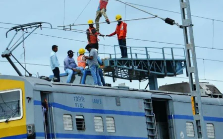 ട്രെയിനിന് മുകളിൽ കയറി സെൽഫിക്ക് ശ്രമിച്ച പതിനേഴുകാരന് ഷോക്കേറ്റു