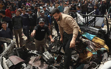 ഗസ്സയില്‍ ഇസ്രായേൽ നടത്തിയ ആക്രമണത്തിൽ രണ്ട് കുട്ടികളുള്‍പ്പെടെ നിരവധി പേര്‍ കൊല്ലപ്പെട്ടു 