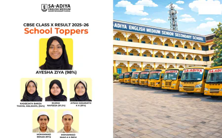 സിബിഎസ്ഇ പത്താം ക്ലാസ് പരീക്ഷ; സഅദിയ്യക്ക് തുടർച്ചയായി നൂറുമേനി വിജയം