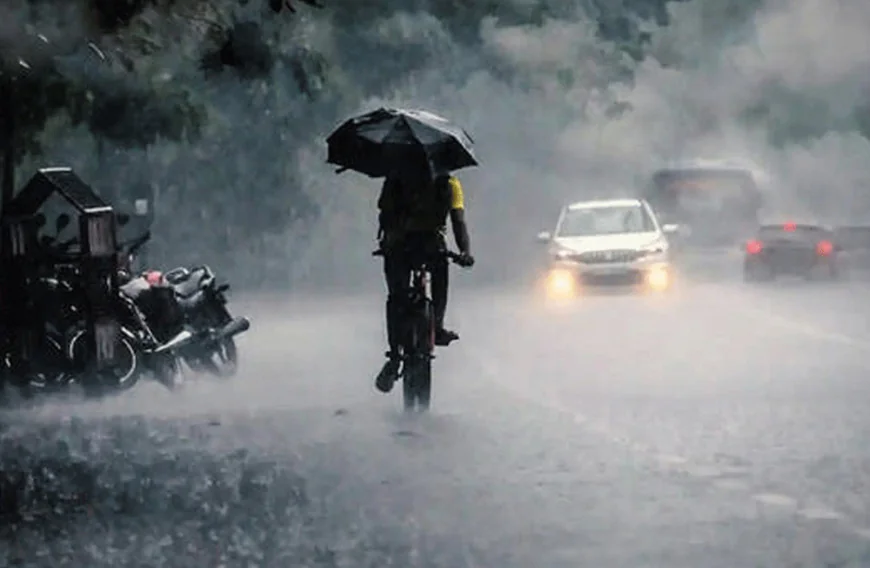 ജില്ലയിൽ ഇടിമിന്നലോടു കൂടിയ ശക്തമായ മഴയ്ക്ക് സാധ്യതയെന്ന്  കാലാവസ്ഥ നിരീക്ഷണ കേന്ദ്രം
