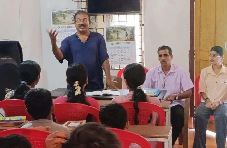 കയ്യാർ കിഞ്ഞണ്ണ റൈ വായനശാലയിൽ വായനാക്കളരി സംഘടിപ്പിച്ചു