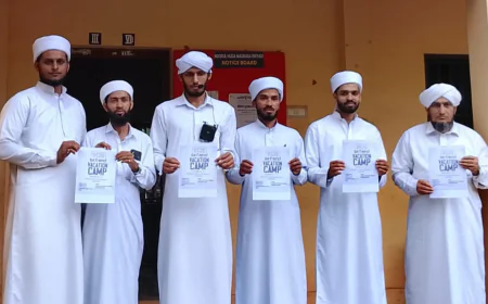 ഏണിയാടി നൂറുൽ ഹുദാ മദ്റസയിൽ ബി ഫ്രണ്ട് വെക്കേഷൻ ക്യാമ്പിന് തുടക്കമായി