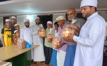 ബി ഫ്രണ്ട് ക്യാമ്പ്; മുഹിമ്മാത്ത് സേഫ് ഹോമിലേക്ക് പെരുന്നാൾ അപ്പങ്ങൾ എത്തിച്ച് മദീന മഖ്ദൂം മദ്റസ വിദ്യാർത്ഥികൾ