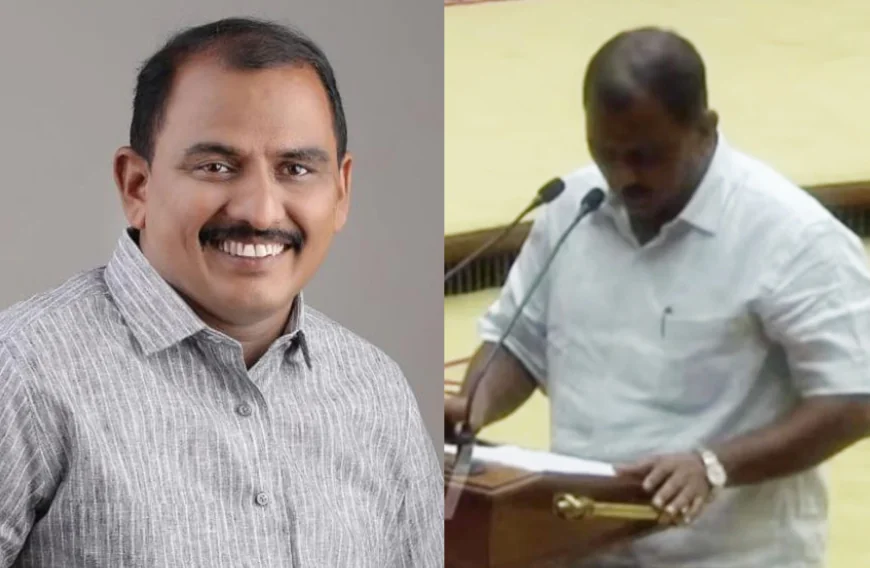 പതിനാറാം കേരള നിയമസഭ; സത്യപ്രതിജ്ഞ ചടങ്ങിൽ വ്യത്യസ്തനായി എകെഎം അഷ്‌റഫ് എം എൽ എ 