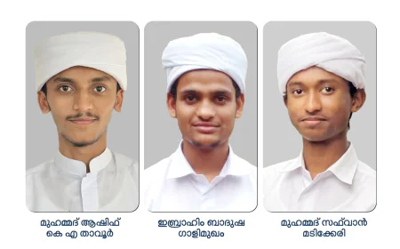 ജില്ലാ മുസാബഖ മത്സരത്തിൽ മികച്ച നേട്ടവുമായി മുഹിമ്മാത്ത് വിദ്യാർത്ഥികൾ 