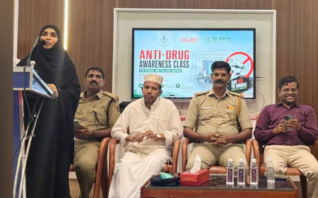 സ്കൂൾ ഡ്രൈവർമാർക്കായി ലഹരി വിരുദ്ധ ബോധവൽകരണ ക്ലാസ് സംഘടിപ്പിച്ചു