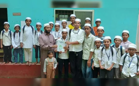 വായന വാരം; മദീന മഖ്ദൂം മദ്രസ വിദ്യാർത്ഥികളുടെ കൈയ്യെഴുത്ത് മാസിക പ്രകാശനം ചെയ്തു