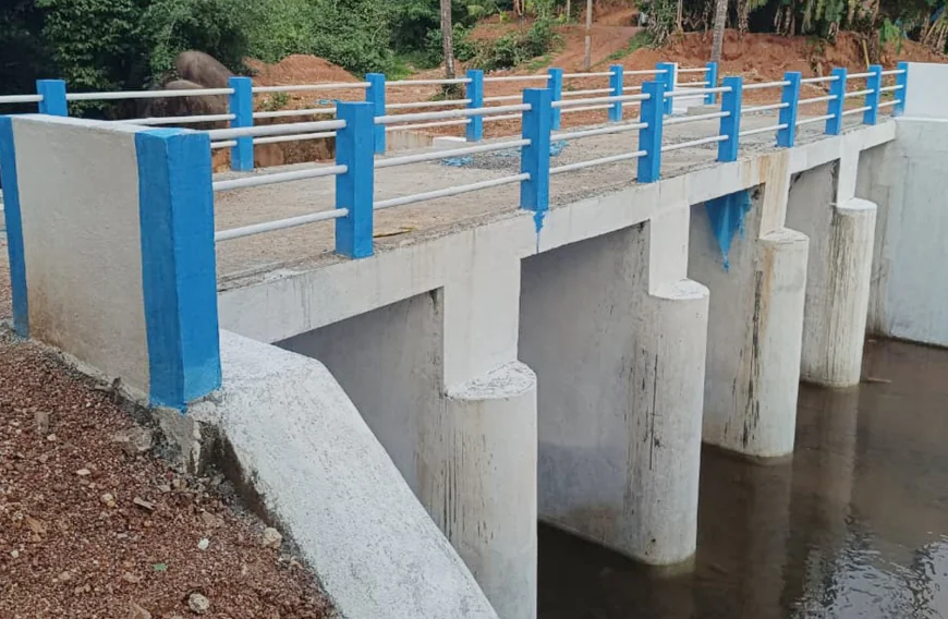 കുമ്പഡാജെ മണ്ണാപ്പ് നിവാസികൾക്ക് ആശ്വാസം; തടയണ- പാലം പണികൾ പൂർത്തിയായി