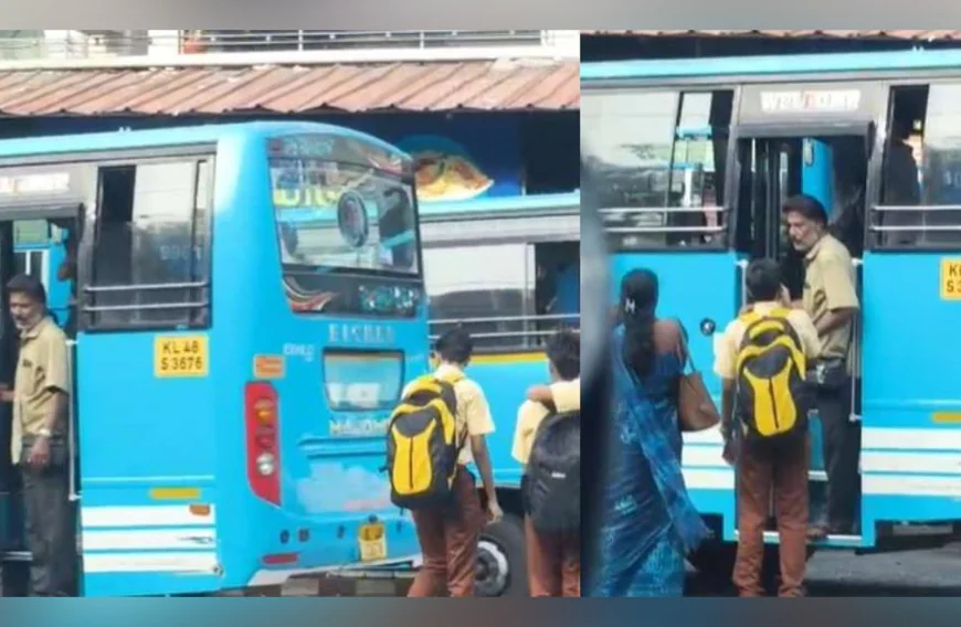 വിദ്യാര്‍ത്ഥികളെ ബസില്‍ കയറ്റാത്ത സംഭവത്തിൽ കണ്ടക്ടറുടെ ലൈസന്‍സ് സസ്‌പെന്‍ഡ് ചെയ്തു