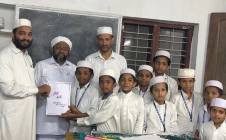 ഹിജ്റയുടെ കഥ പറഞ്ഞ് അറഫ സുന്നി മദ്റസ കയ്യെഴുത്ത് മാസിക