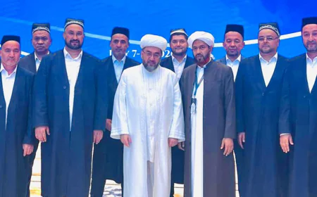 അന്താരാഷ്ട്ര ഇസ്ലാമിക് ഫോറത്തില്‍ ഡോ: അബ്ദുല്‍ ഹകീം അസ്ഹരിയെ ഉസ്ബെക്കിസ്ഥാന്‍ ഗ്രാന്‍ഡ് മുഫ്തി ആദരിച്ചു