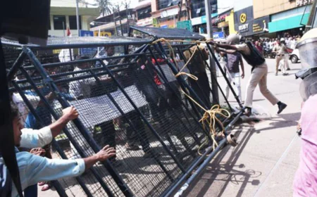 ശസ്ത്രക്രിയയ്ക്കിടെ വിദ്യാർത്ഥിയുടെ മരണം; ജനറൽ ആശുപത്രിയിലേക്ക് ഡിവൈഎഫ്ഐ നടത്തിയ മാർച്ചിൽ സംഘർഷം