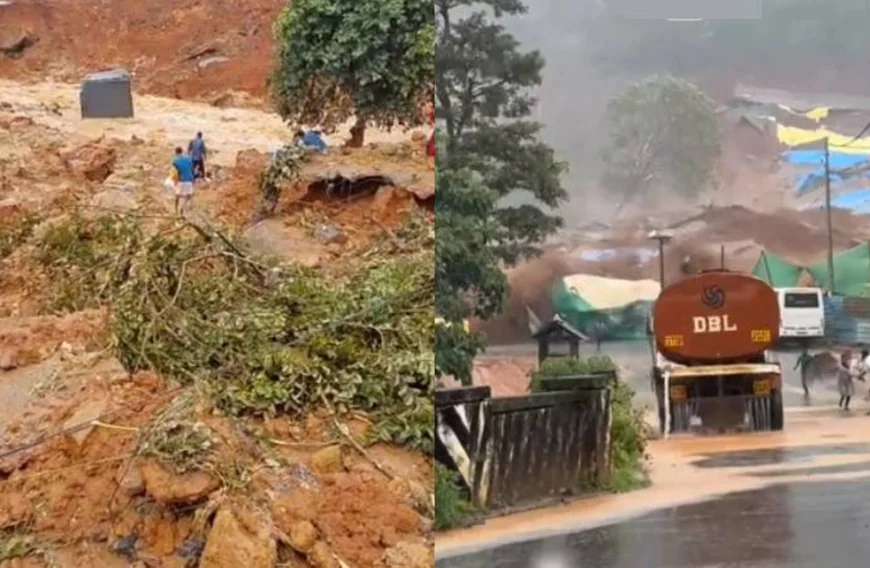 വയനാട് തുരങ്കപാത നിർമ്മാണ മേഖലയിൽ വൻ മണ്ണിടിച്ചിൽ;  നാലു മരണം, നിരവധി പേർ കുടുങ്ങിക്കിടക്കുന്നതായി സംശയം