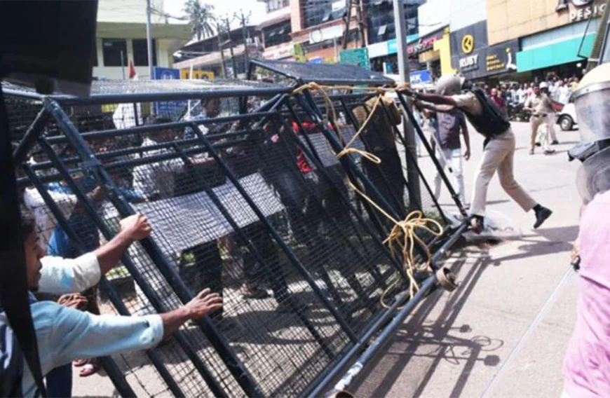 ശസ്ത്രക്രിയയ്ക്കിടെ വിദ്യാർത്ഥിയുടെ മരണം; ജനറൽ ആശുപത്രിയിലേക്ക് ഡിവൈഎഫ്ഐ നടത്തിയ മാർച്ചിൽ സംഘർഷം