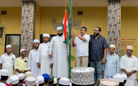 പള്ളത്തൂർ സുനനുൽ ഹുദയിൽ സ്വാതന്ത്ര്യ ദിനം ആഘോഷിച്ചു