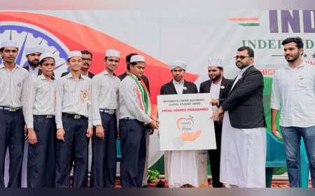 മുഹിമ്മാത്ത് ഹയർ സെക്കണ്ടറി സ്കൂളിൽ 'ഹാൻഡ്സ് ഓഫ് ഹോപ്പ്' കാരുണ്യ പദ്ധതിക്ക് തുടക്കമായി