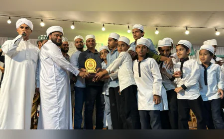 മൈമൂൻ നഗർ മദ്രസ മീലാദ് കലോത്സവം; ടീം ഹംറ വർദ്ദയ്ക്ക് കിരീടം