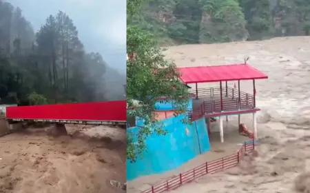 ഉത്തരേന്ത്യയിൽ കനത്ത മഴയും മണ്ണിടിച്ചിലും: മരണസംഖ്യ 12 ആയി ഉയർന്നു