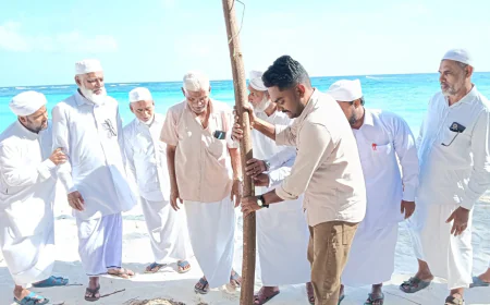 സമസ്ത സെൻ്റിനറി; അഗത്തി മുസ്ലിം ജമാഅത്ത് 100 വൃക്ഷ തൈ നടൽ ഉദ്ഘാടനം  ചെയ്‌തു 