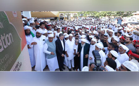 ജനസാഗരം സാക്ഷി; സഅദിയ്യ ഗ്രാന്റ് മസ്ജിദ് കാന്തപുരം ഉസ്താദ് ഉദ്ഘാടനം ചെയ്തു