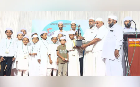 മൺട്ടമ അറഫാ സുന്നി മദ്റസ മീലാദ് ഫെസ്റ്റ് സമാപിച്ചു