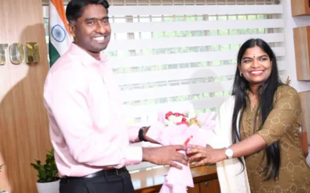 ജില്ലയുടെ 27-ാമത് കളക്ടറായി ശ്രീധന്യ സുരേഷ് ചുമതലയേറ്റു