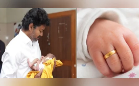 'തായ്‌മാമൻ തങ്കമോതിരം' പദ്ധതിക്ക് തുടക്കം; കുഞ്ഞുകൈകളിൽ മോതിരമണിയിച്ച് മുഖ്യമന്ത്രി വിജയ്