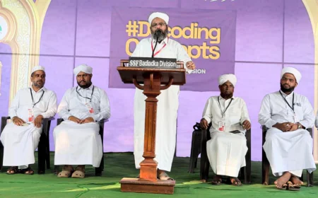 സമസ്ത സെന്റിനറി; എസ് എസ് എഫ് ബദിയടുക്ക ഡിവിഷൻ 'ഡീകോഡിംഗ് കൺസെപ്റ്റ്സ്' സമാപിച്ചു