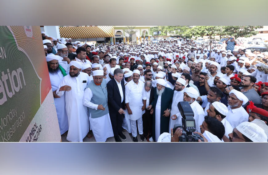 ജനസാഗരം സാക്ഷി; സഅദിയ്യ ഗ്രാന്റ് മസ്ജിദ് കാന്തപുരം ഉസ്താദ് ഉദ്ഘാടനം ചെയ്തു