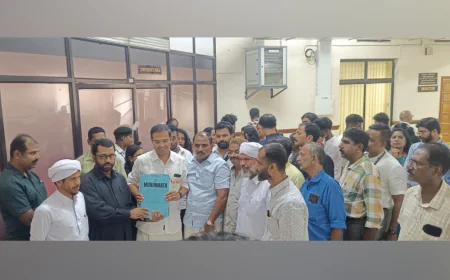 മുഹിമ്മാത്ത് വികസന പ്രവർത്തനങ്ങൾ; മന്ത്രിമാർക്ക് നിവേദനം സമർപ്പിച്ചു